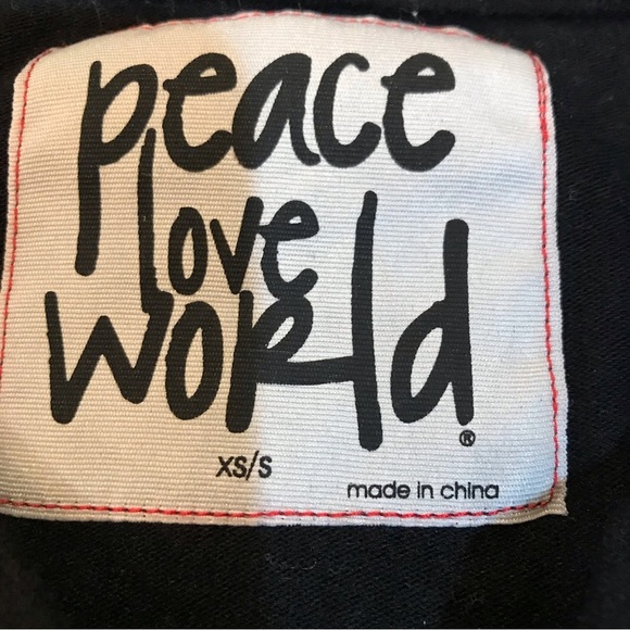 ✌️peace love world Sweatshirt - Picture 2 of 11